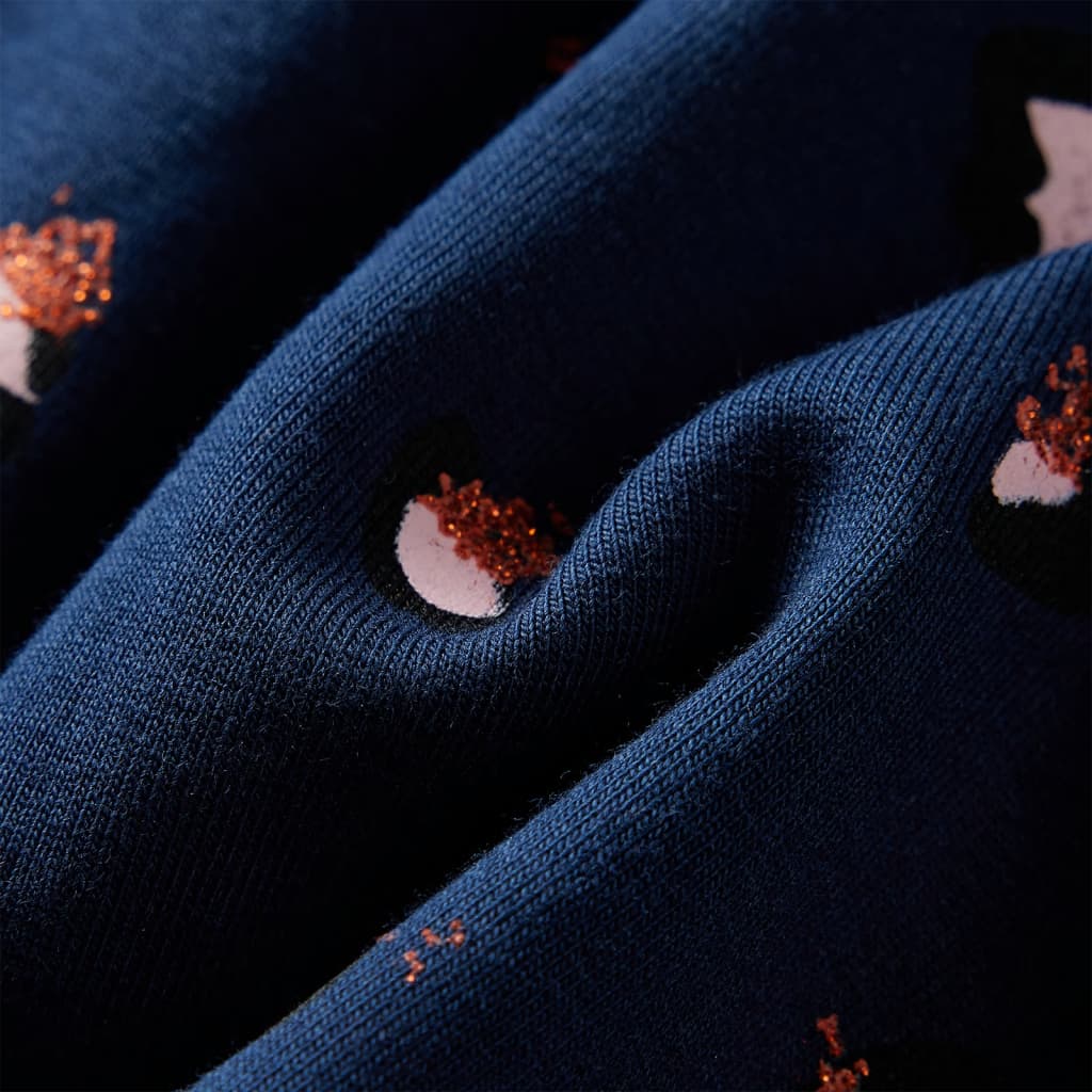 Robe à manches longues pour enfant taille 92 bleu marine - 92 (1 5-2 ans) - number 7.