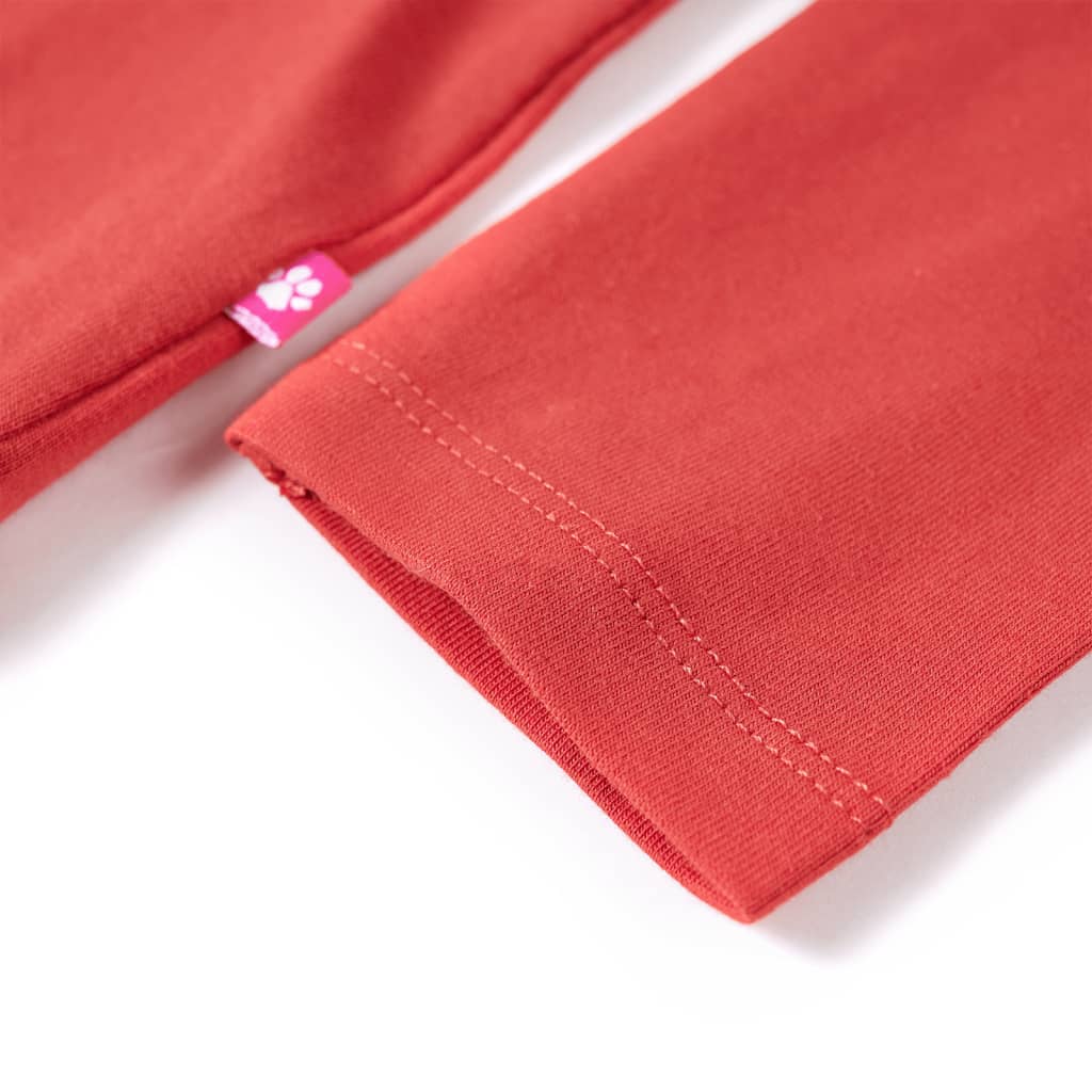 T-shirt à manches longues pour enfant taille 92 - rose clair, 92 (1 5-2 ans) - number 5.