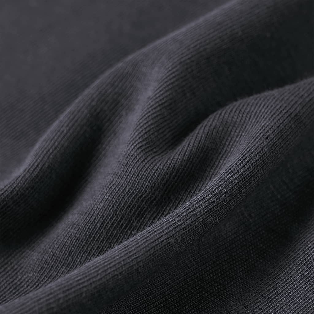 T-shirt manches longues pour enfant taille 92 gris anthracite - 92 (1 5-2 ans) - number 7.