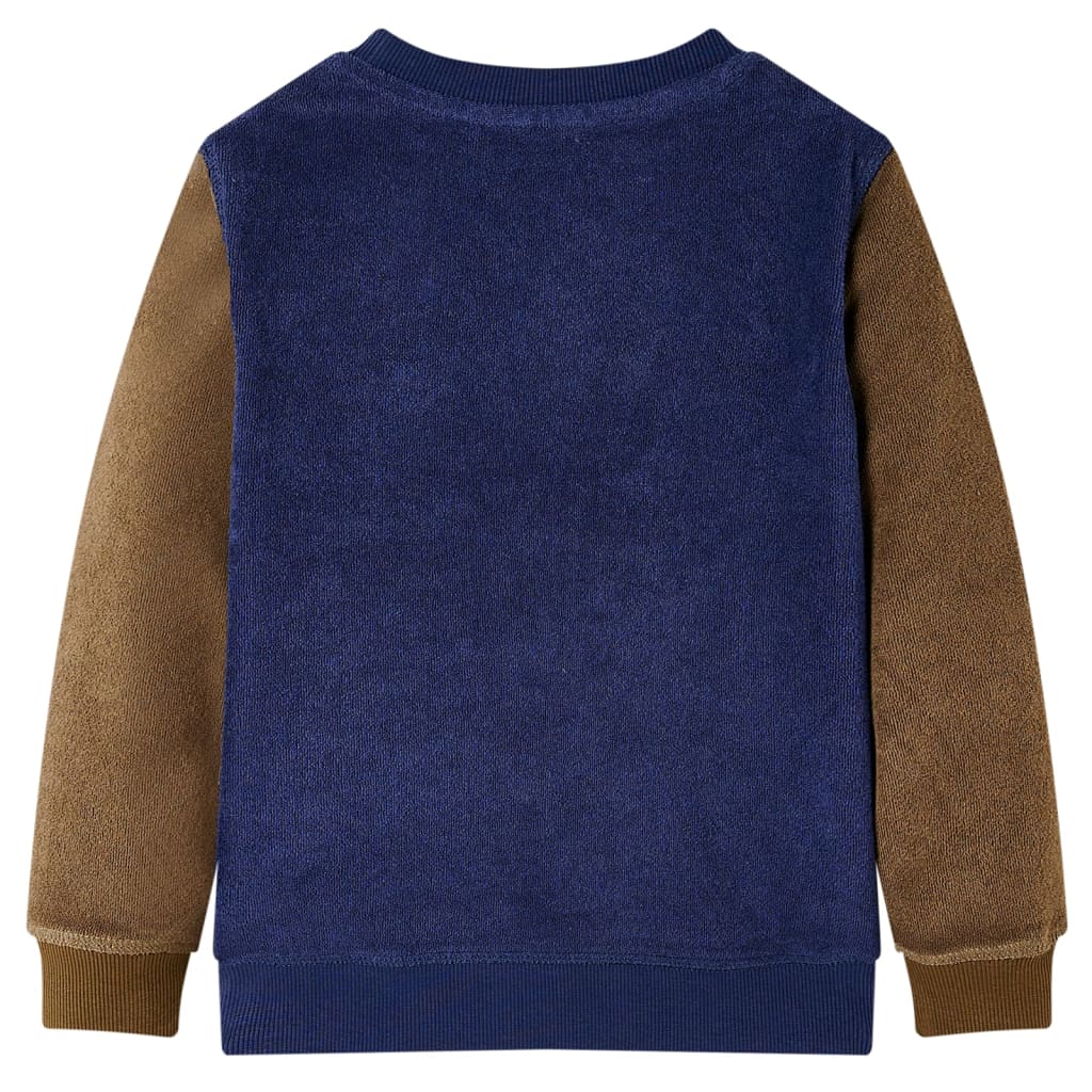 Sweat pour enfant taille 92 bleu marine - 92 (1 5-2 ans) - number 2.