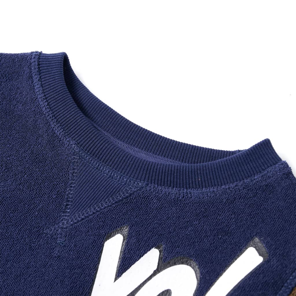 Sweat pour enfant taille 92 bleu marine - 92 (1 5-2 ans) - number 3.