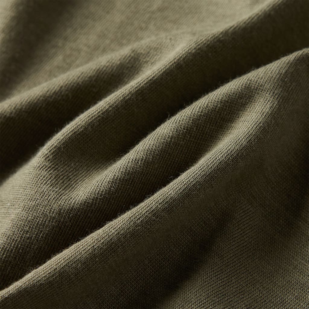 T-shirt manches longues pour enfant taille 92 kaki - 92 (1 5-2 ans) - number 7.