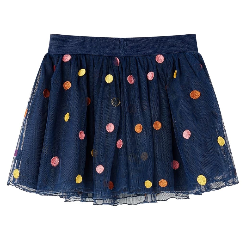 Jupe taille 92 tulle pois bleu marine - 92 (1 5-2 ans) - number 2.