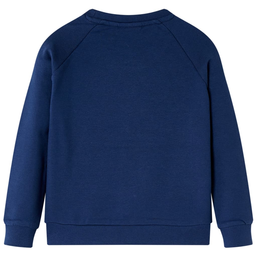 Sweat-shirt pour enfant taille 92 - bleu marine, 92 (1 5-2 ans) - number 2.