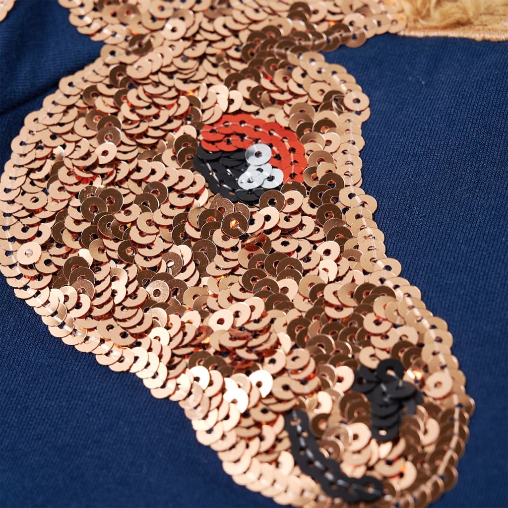 Sweat-shirt pour enfant taille 92 - bleu marine, 92 (1 5-2 ans) - number 4.