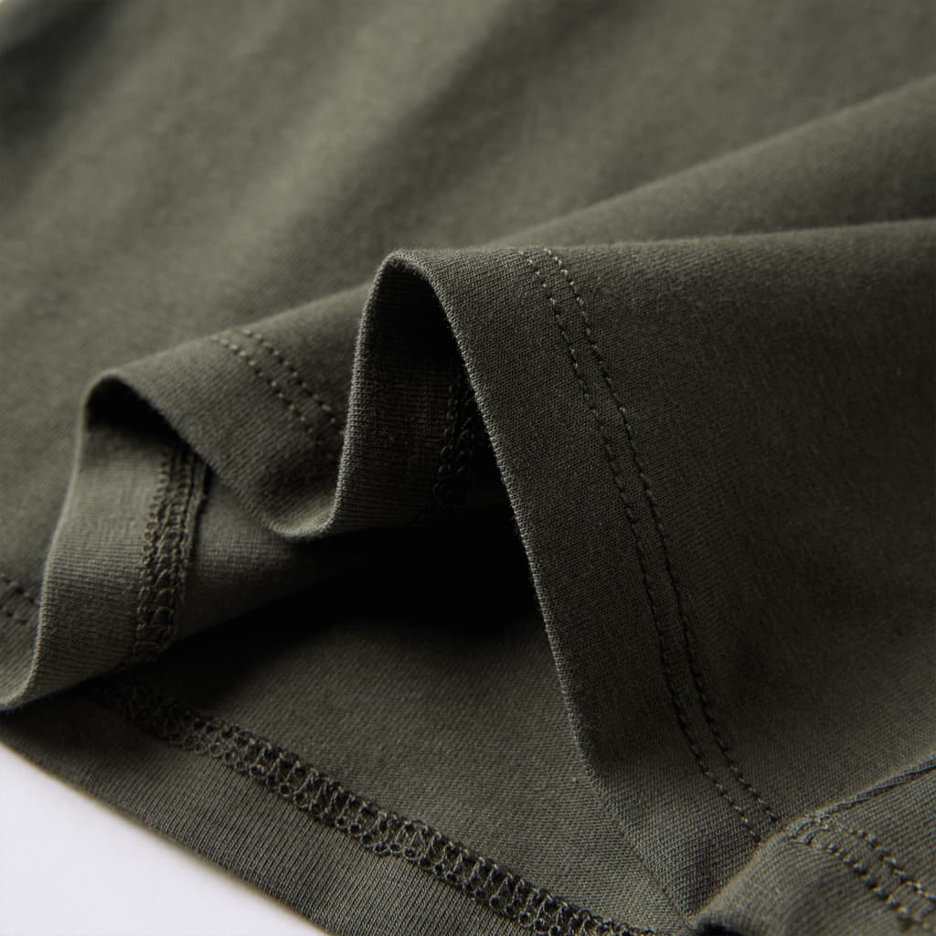 T-shirt à manches longues pour enfant taille 92 - kaki, 92 (1 5-2 ans) - number 6.