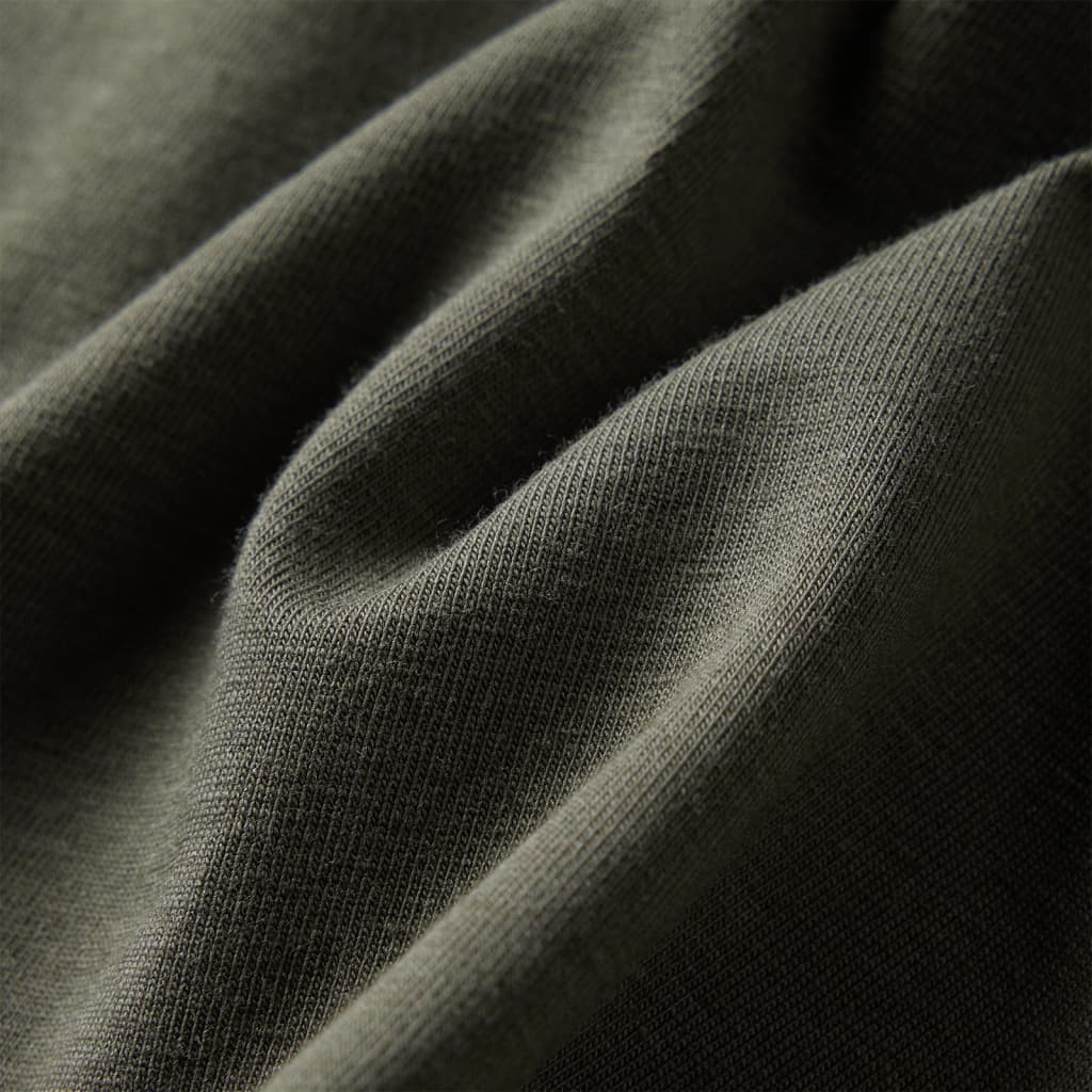 T-shirt à manches longues pour enfant taille 92 - kaki, 92 (1 5-2 ans) - number 7.