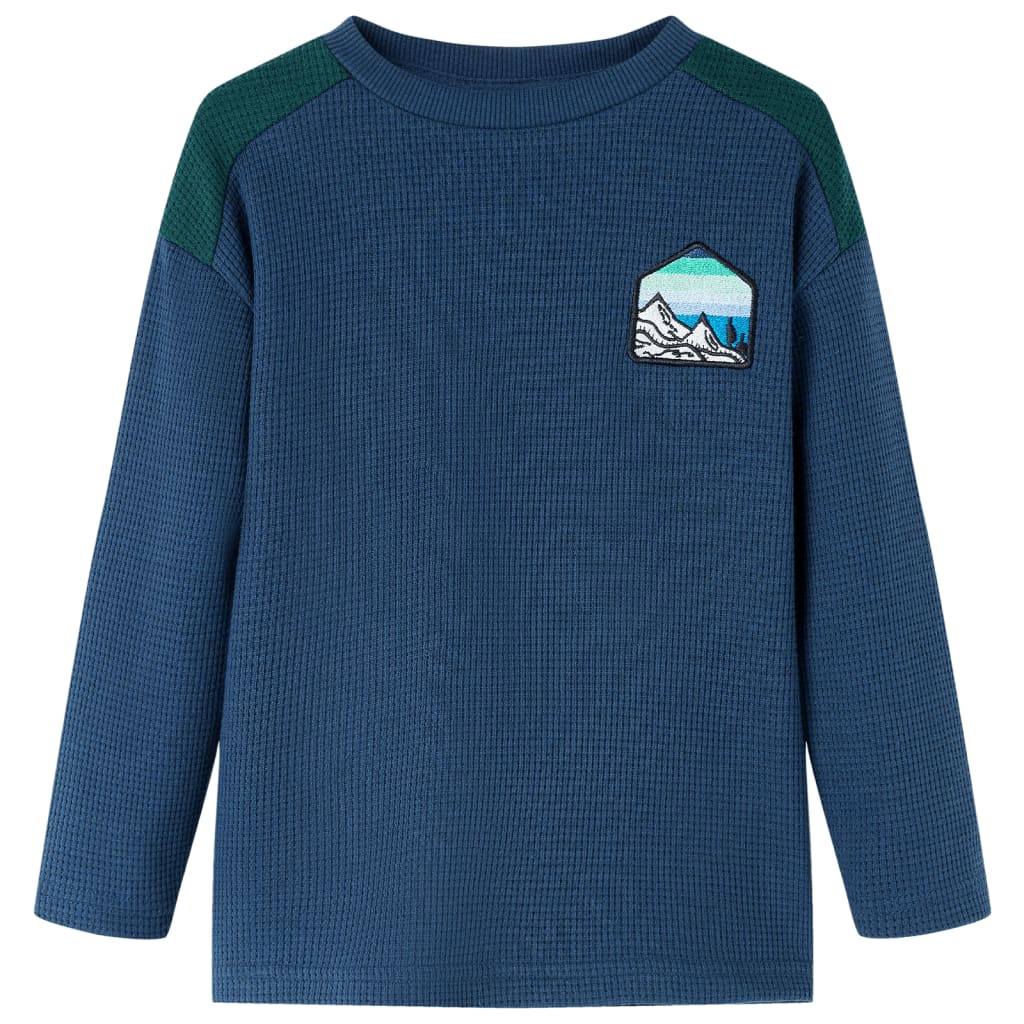 Sweat pour enfant taille 92 bleu marine - 92 (1 5-2 ans) - number 1.
