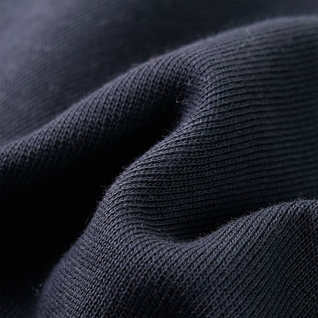 Sweat à capuche pour enfant taille 92 demi zip gris anthracite et cognac - 92 (1 5-2 ans) - number 7.