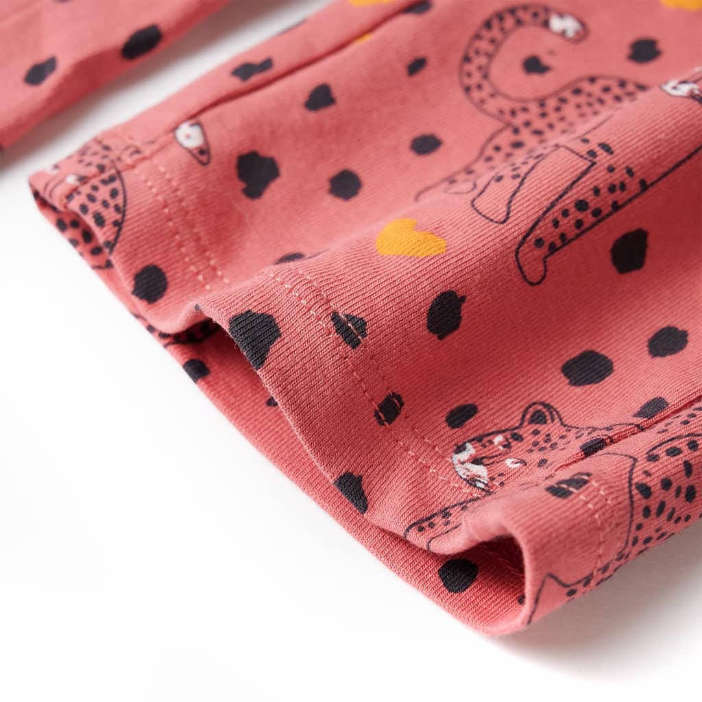 Pyjama pour enfant taille 92 vieux rose - 92 (1 5-2 ans) - number 11.