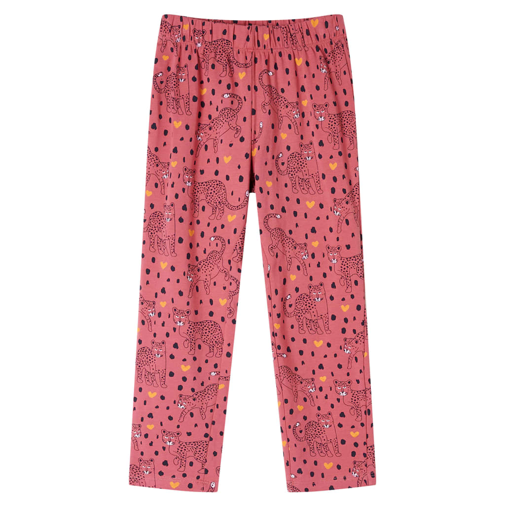 Pyjama pour enfant taille 92 vieux rose - 92 (1 5-2 ans) - number 4.