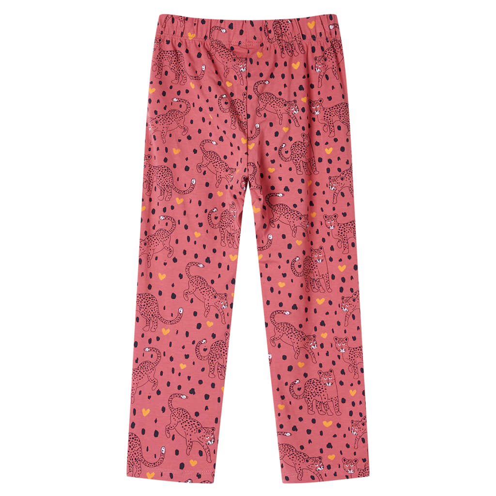 Pyjama pour enfant taille 92 vieux rose - 92 (1 5-2 ans) - number 5.