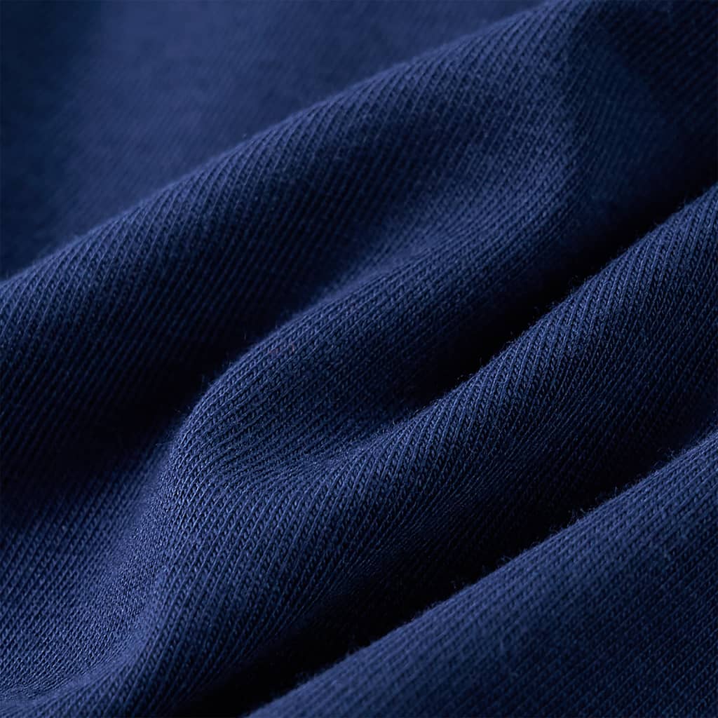 T-shirt manches longues pour enfant taille 92 - bleu marine, 92 (1 5-2 ans) - number 8.