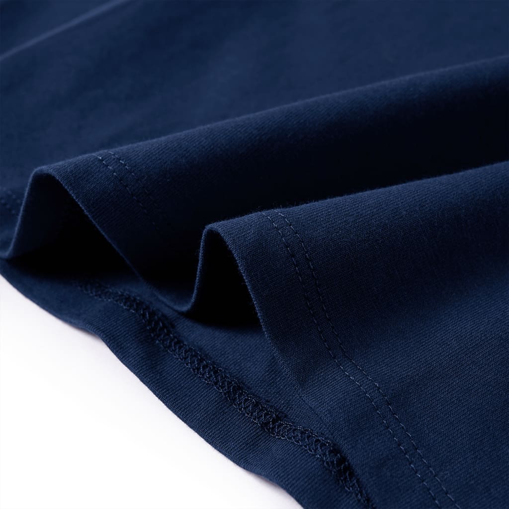 T-shirt manches longues pour enfant taille 92 - bleu marine, 92 (1 5-2 ans) - number 6.