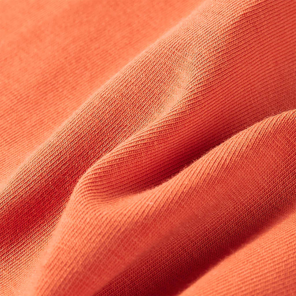 T-shirt à manches longues pour enfant taille 92 cm - orange, 92 (1 5-2 ans) - number 7.