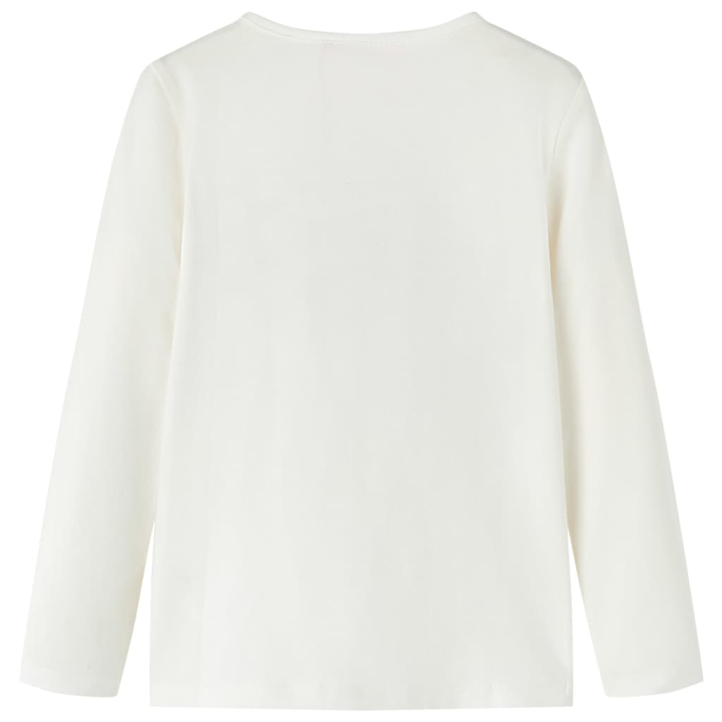 T-shirt manches longues pour enfant taille 92 écru - naturel, 92 (1 5-2 ans) - number 2.