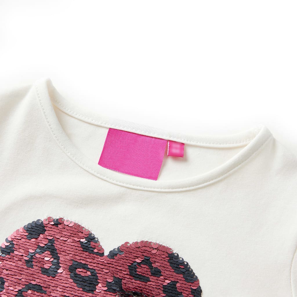 T-shirt manches longues pour enfant taille 92 écru - naturel, 92 (1 5-2 ans) - number 3.