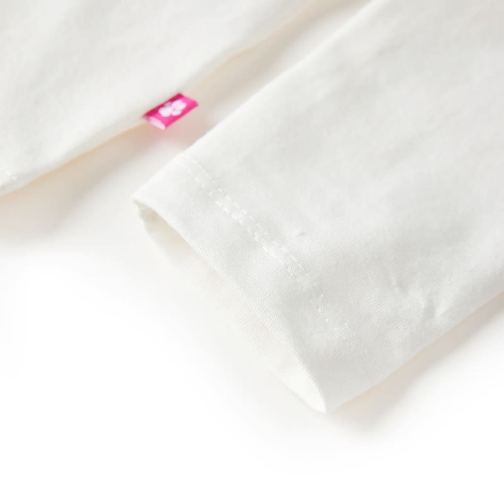 T-shirt manches longues pour enfant taille 92 écru - naturel, 92 (1 5-2 ans) - number 5.
