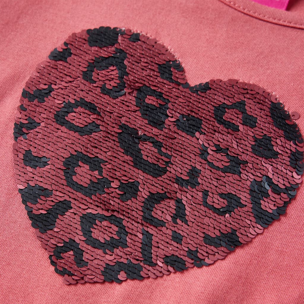 T-shirt à manches longues pour enfant taille 92 vieux rose - rose clair, 92 (1 5-2 ans) - number 4.