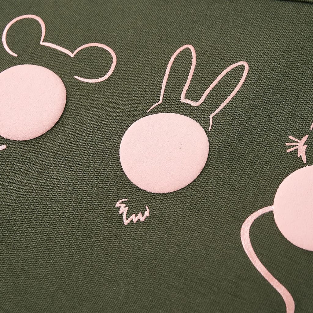 T-shirt à manches longues pour enfant taille 92 - kaki, 92 (1 5-2 ans) - number 5.