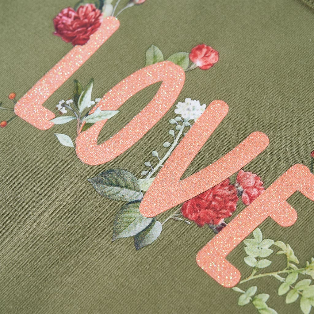 T-shirt à manches longues pour enfant taille 92 - kaki, 92 (1 5-2 ans) - number 4.