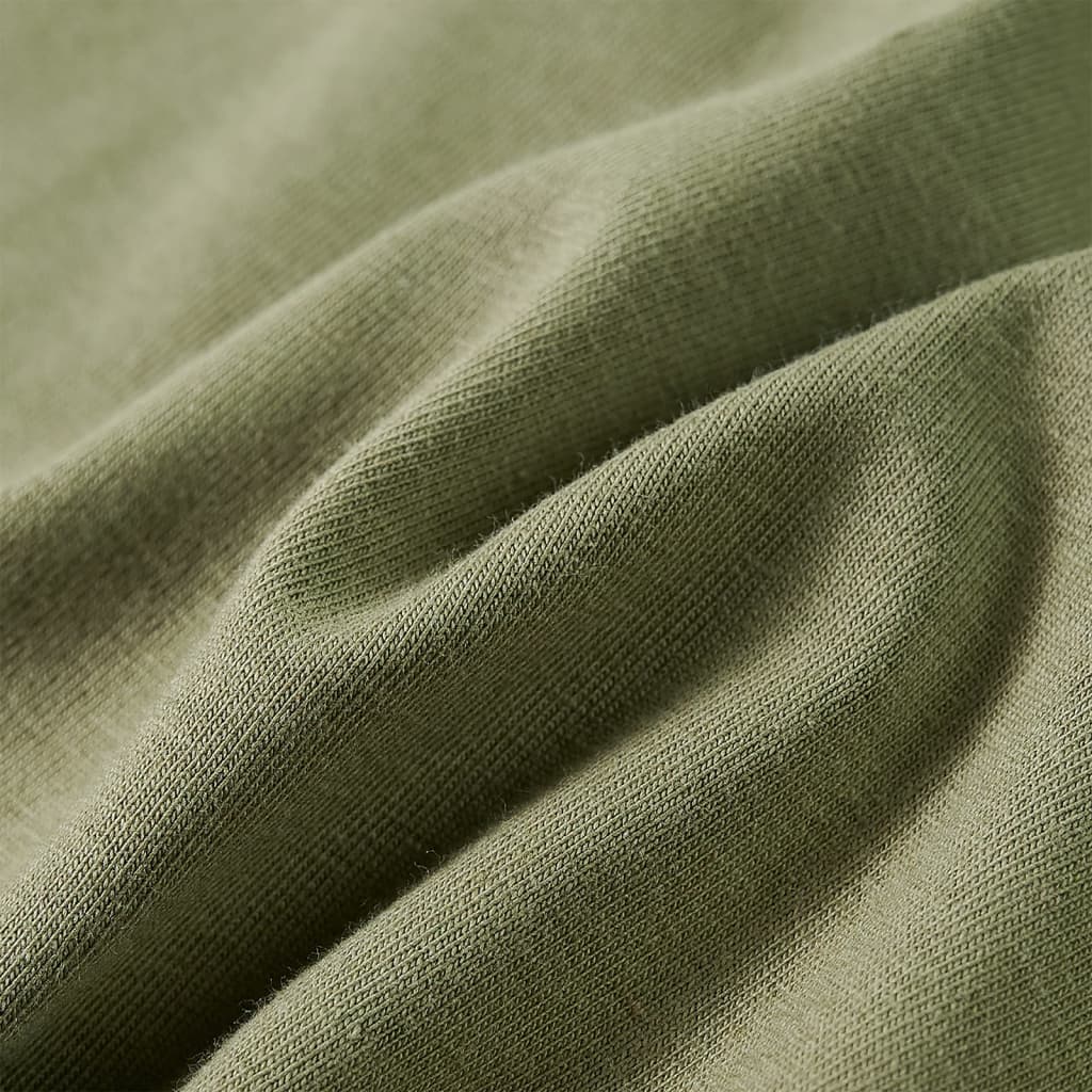 T-shirt à manches longues pour enfant taille 92 - kaki, 92 (1 5-2 ans) - number 7.