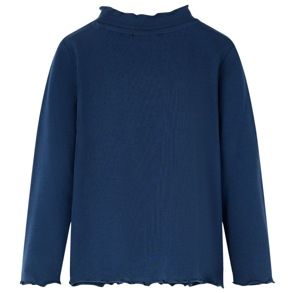 T-shirt manches longues pour enfant taille 92 - bleu marine, 92 (1 5-2 ans) - number 2.