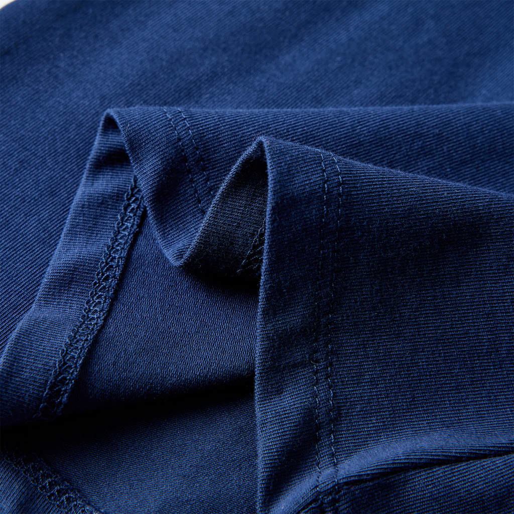 T-shirt manches longues pour enfant taille 92 - bleu marine, 92 (1 5-2 ans) - number 8.