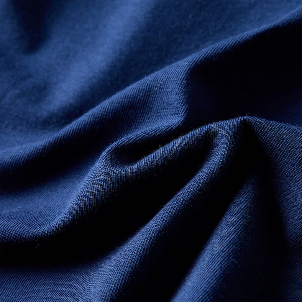 T-shirt manches longues pour enfant taille 92 - bleu marine, 92 (1 5-2 ans) - number 9.