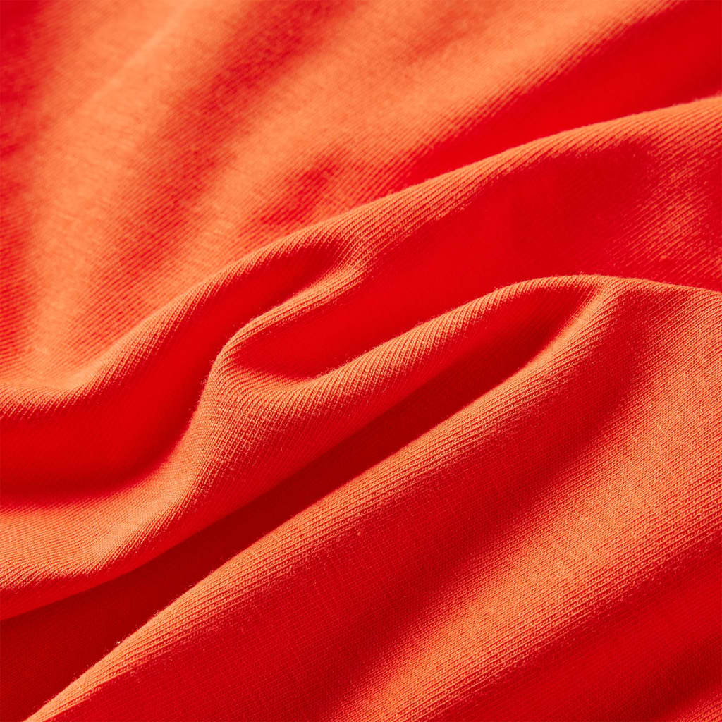 T-shirt à manches longues pour enfant taille 92 - orange, 92 (1 5-2 ans) - number 8.