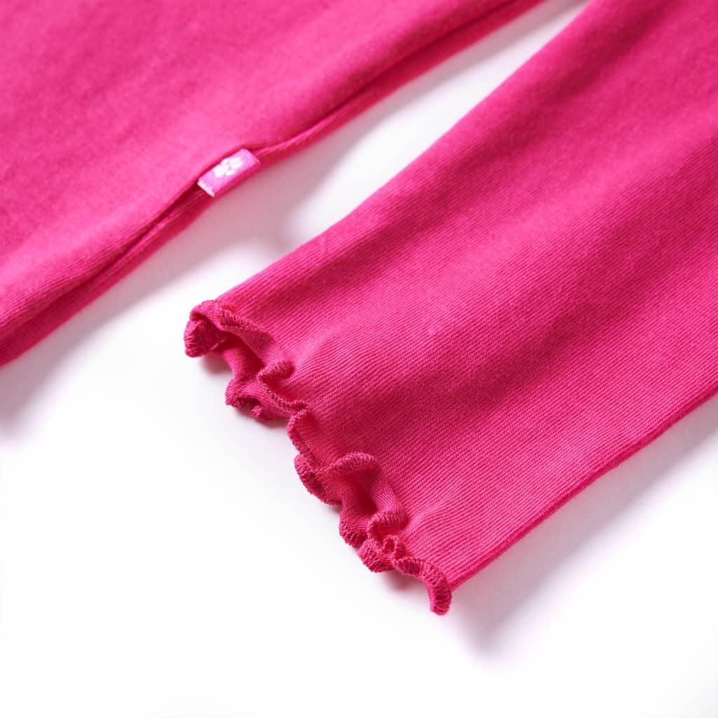 T-shirt à manches longues pour enfant taille 92 rose - rose clair, 92 (1 5-2 ans) - number 5.
