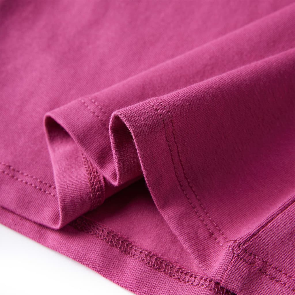 T-shirt à manches longues pour enfant taille 92 cm - rose, 92 (1 5-2 ans) - number 6.