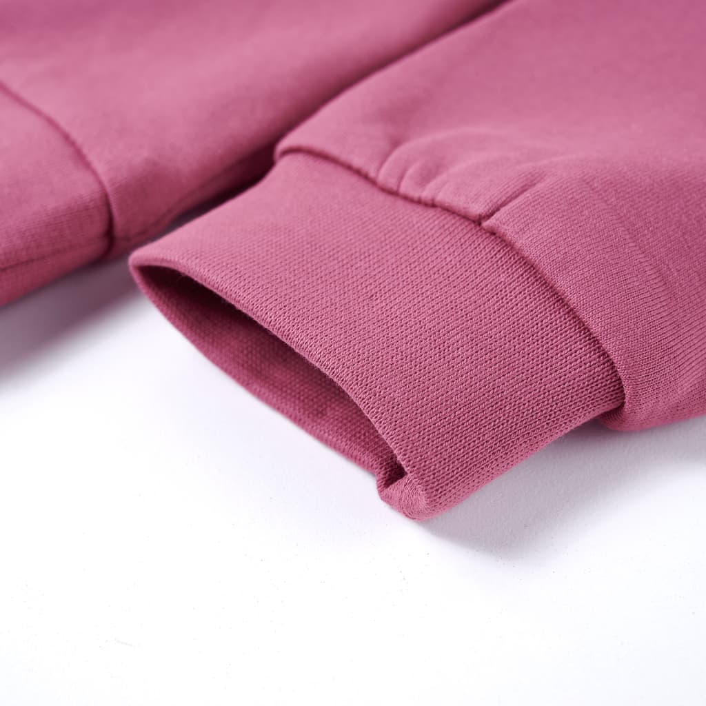 Sweat-shirt pour enfant taille 92 rose - 92 (1 5-2 ans) - number 5.