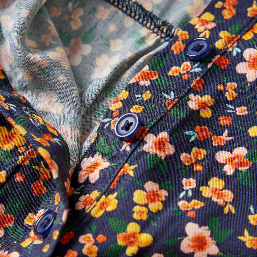 Robe à manches longues pour enfant taille 92 bleu marine - 92 (1 5-2 ans) - number 4.