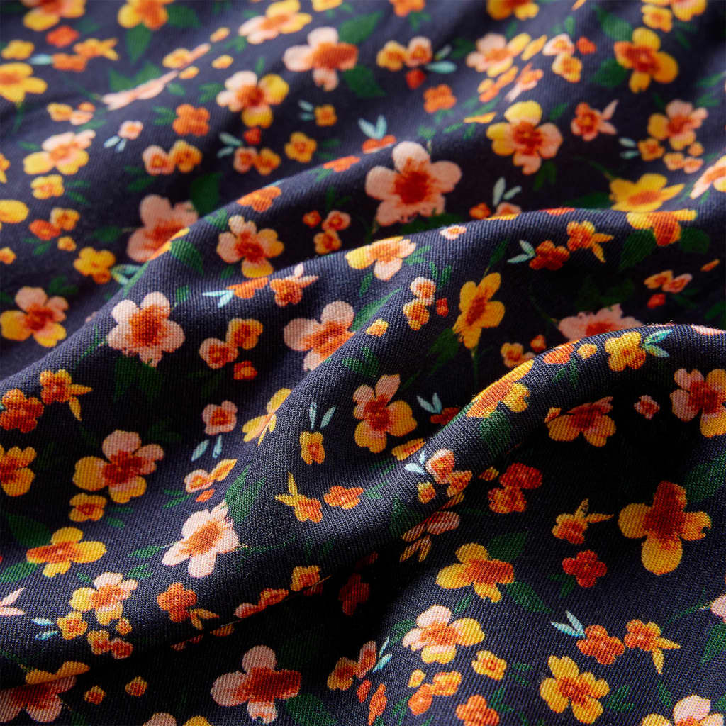 Robe à manches longues pour enfant taille 92 bleu marine - 92 (1 5-2 ans) - number 7.