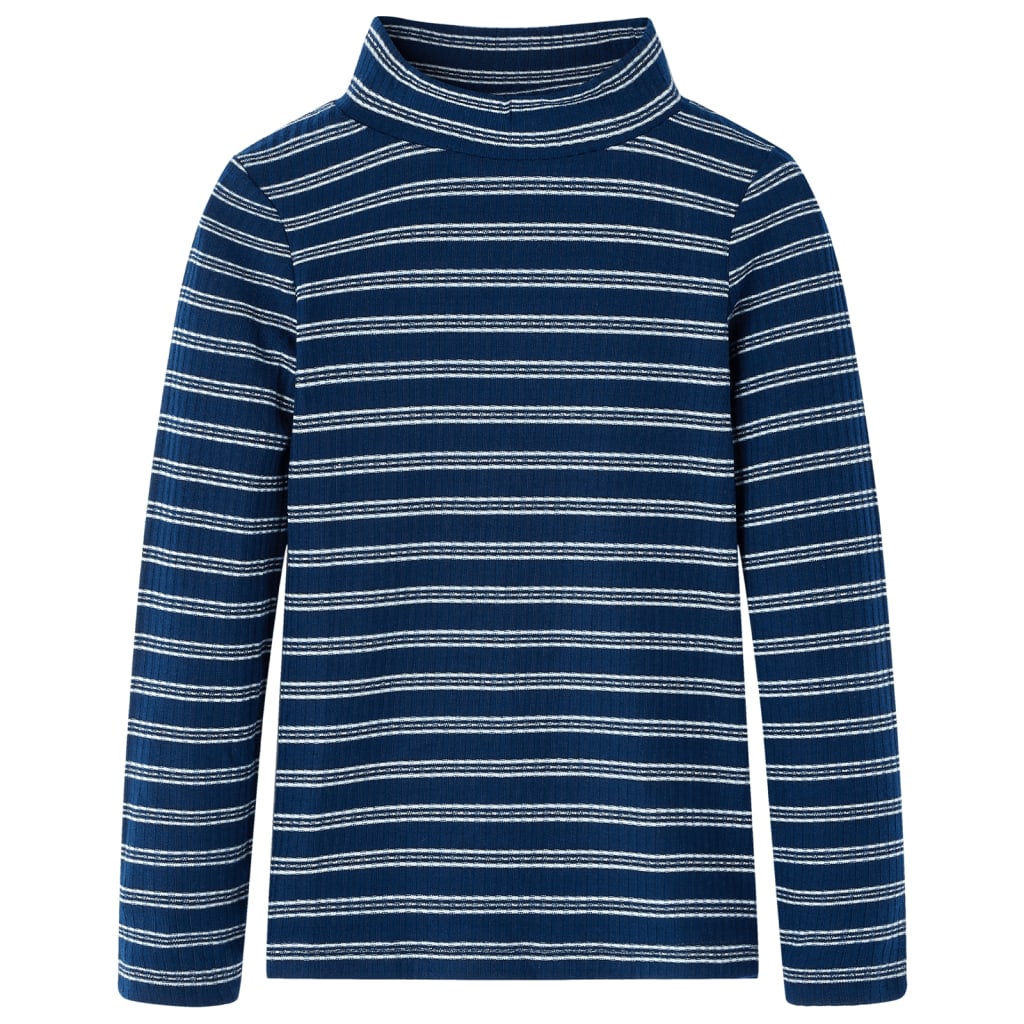 T-shirt manches longues pour enfant taille 92 bleu marine - 92 (1 5-2 ans) - number 1.
