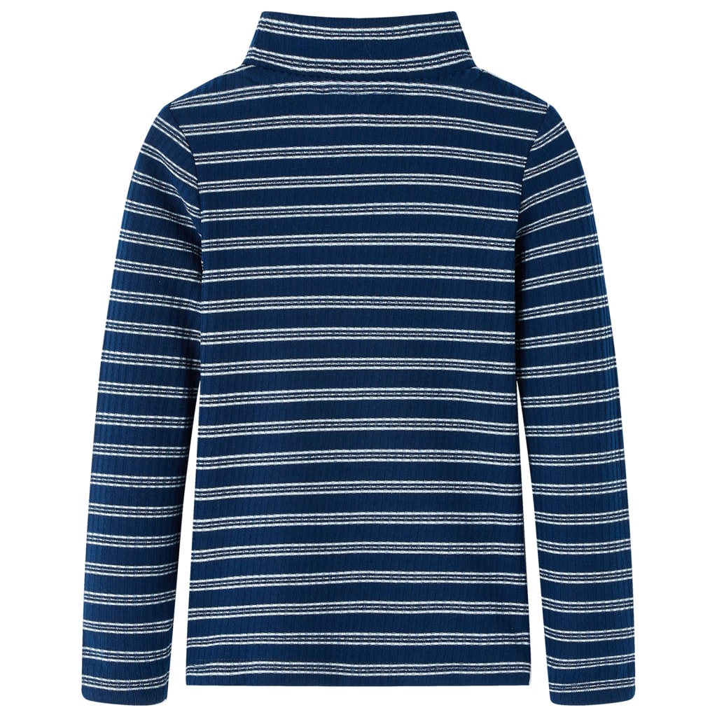 T-shirt manches longues pour enfant taille 92 bleu marine - 92 (1 5-2 ans) - number 2.