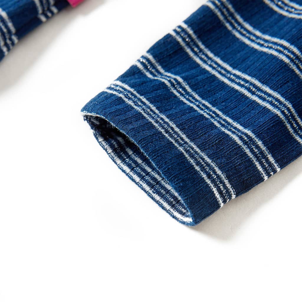 T-shirt manches longues pour enfant taille 92 bleu marine - 92 (1 5-2 ans) - number 5.