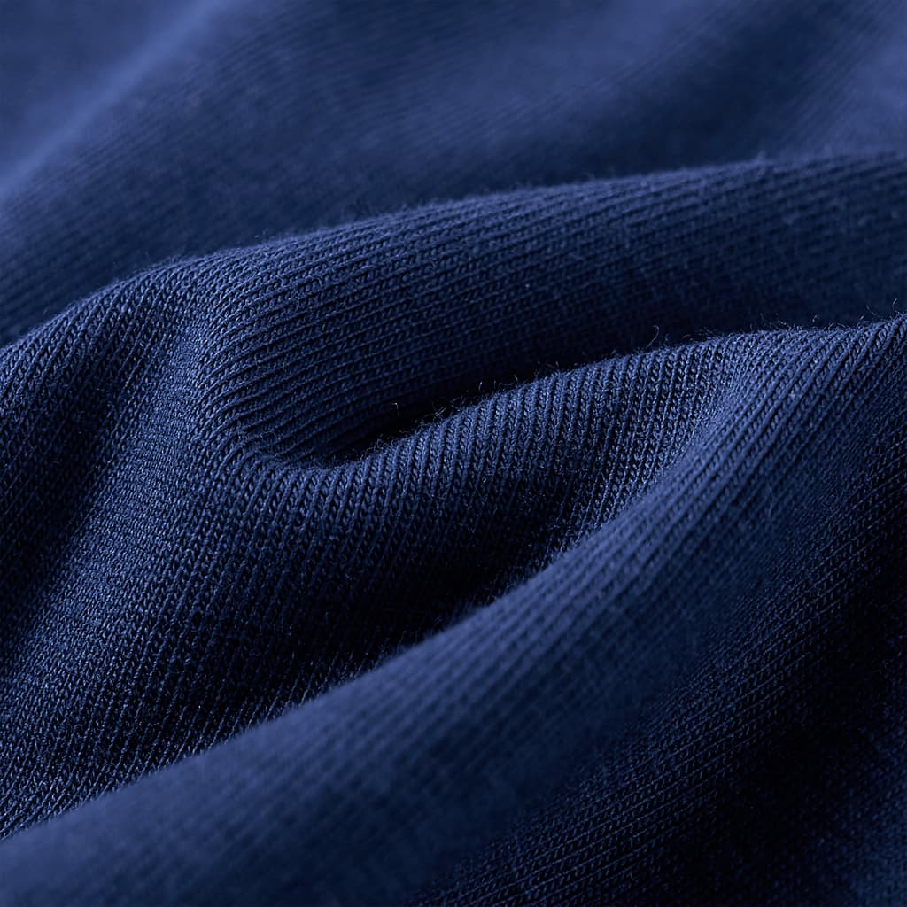 T-shirt manches longues pour enfant taille 92 - bleu marine, 92 (1 5-2 ans) - number 7.