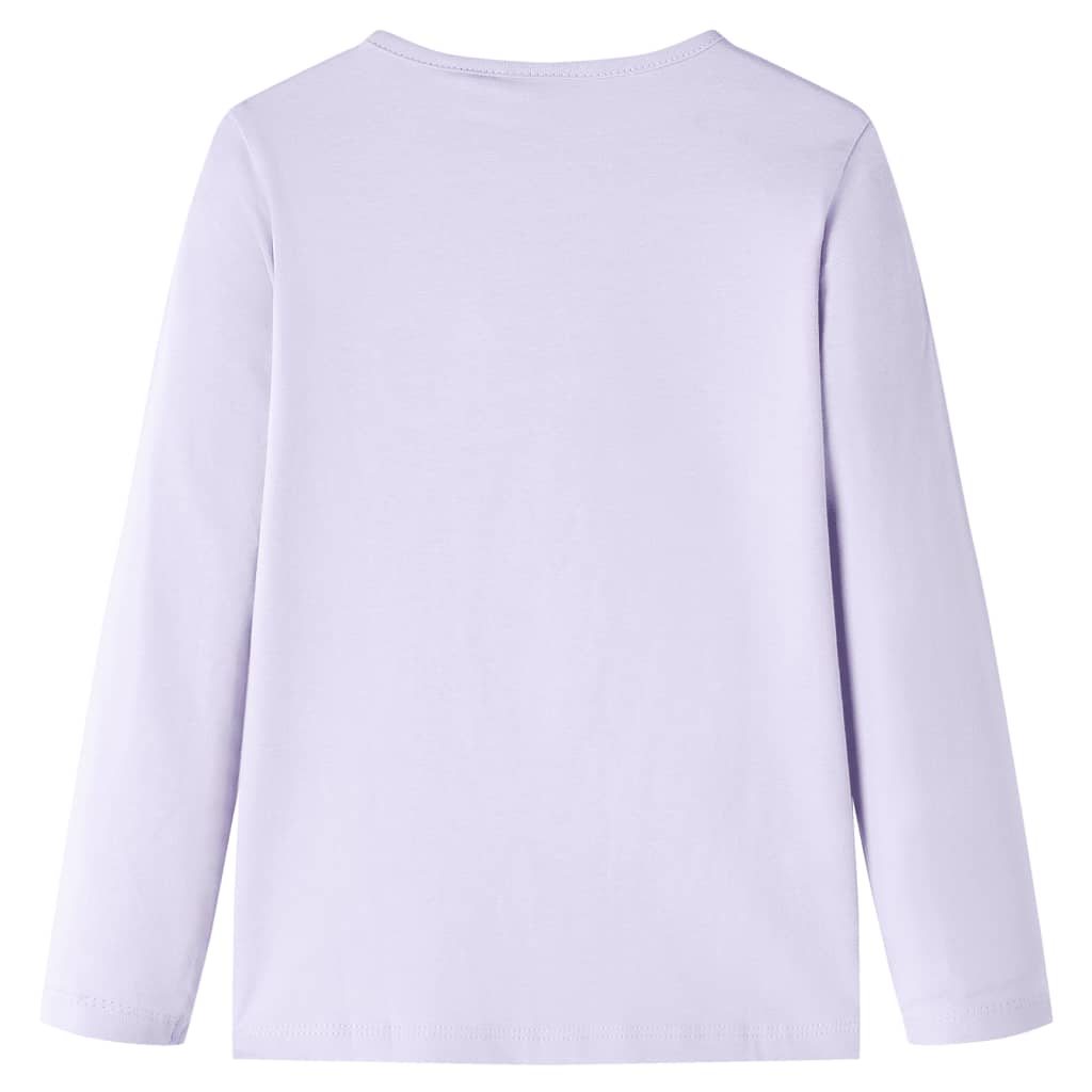 T-shirt à manches longues pour enfant taille 92 violet clair - violet, 92 (1 5-2 ans) - number 2.