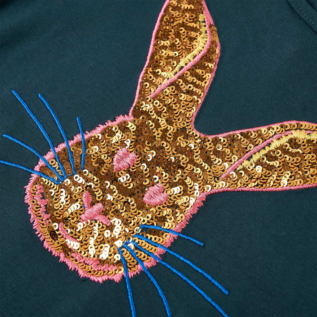 T-shirt à manches longues pour enfant taille 92 vert foncé - vert, 92 (1 5-2 ans) - number 4.