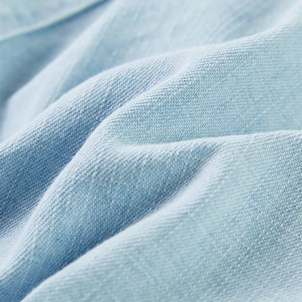 Combinaison pour enfant taille 92 à manches courtes bleu clair - 92 (1 5-2 ans) - number 7.