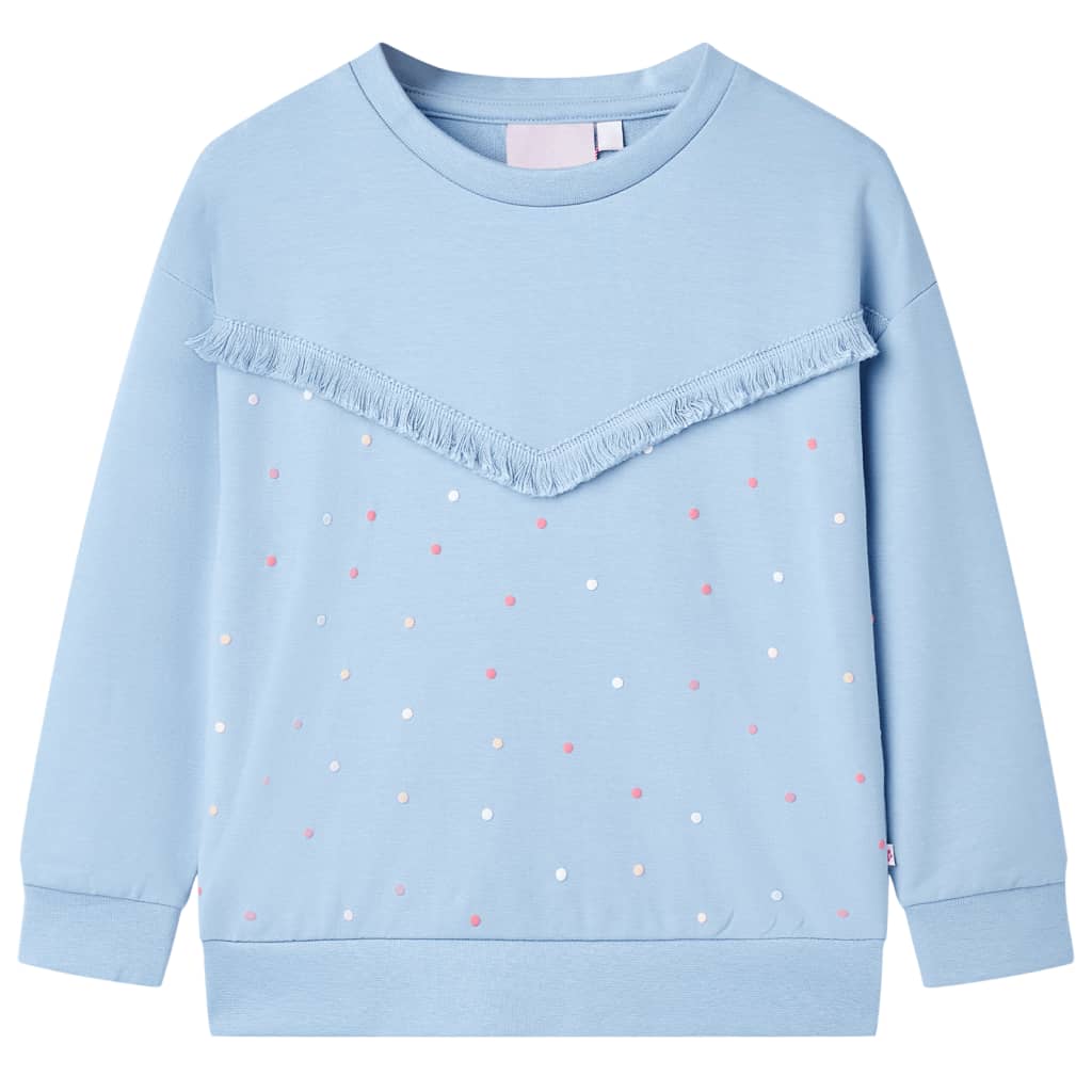 Sweat-shirt pour enfant taille 92 - bleu, 92 (1 5-2 ans) - number 1.