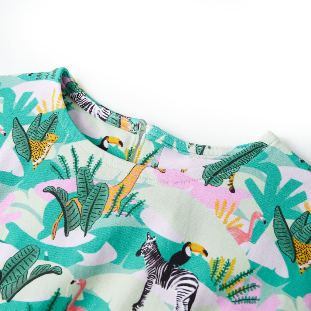 Robe pour enfant taille 92 vert menthe clair - 92 (1 5-2 ans) - number 3.