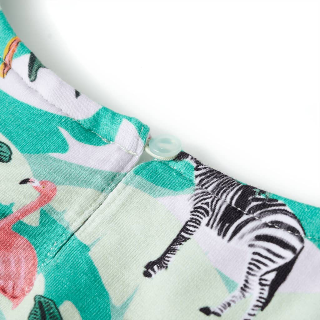 Robe pour enfant taille 92 vert menthe clair - 92 (1 5-2 ans) - number 6.