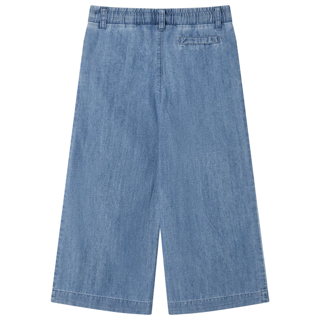 Short pour enfant taille 92 bleu denim - bleu, 92 (1 5-2 ans) - number 2.