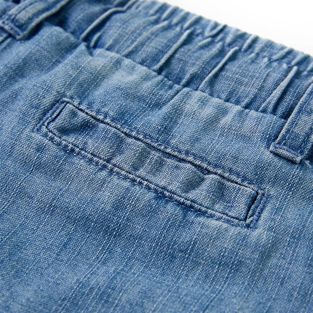 Short pour enfant taille 92 bleu denim - bleu, 92 (1 5-2 ans) - number 6.
