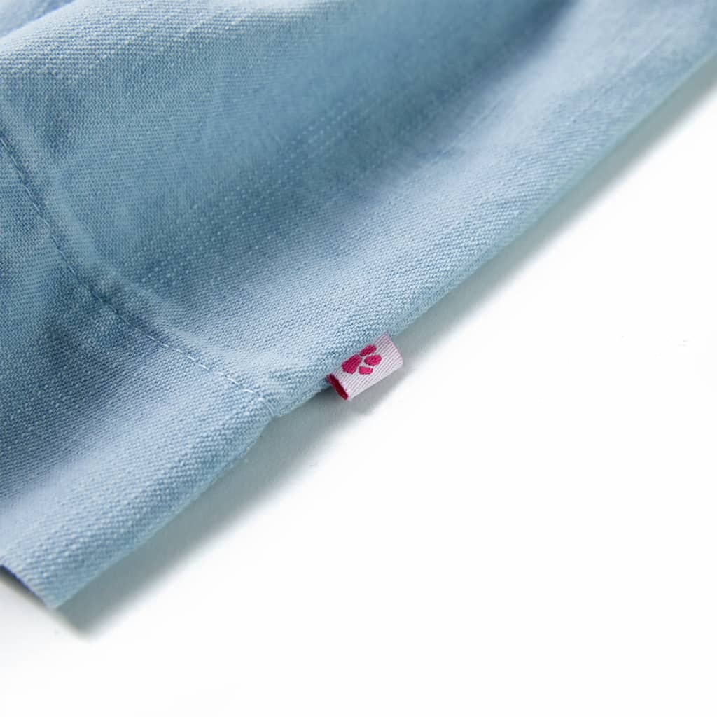 Robe pour enfant taille 92 à volants bleu clair - 92 (1 5-2 ans) - number 5.