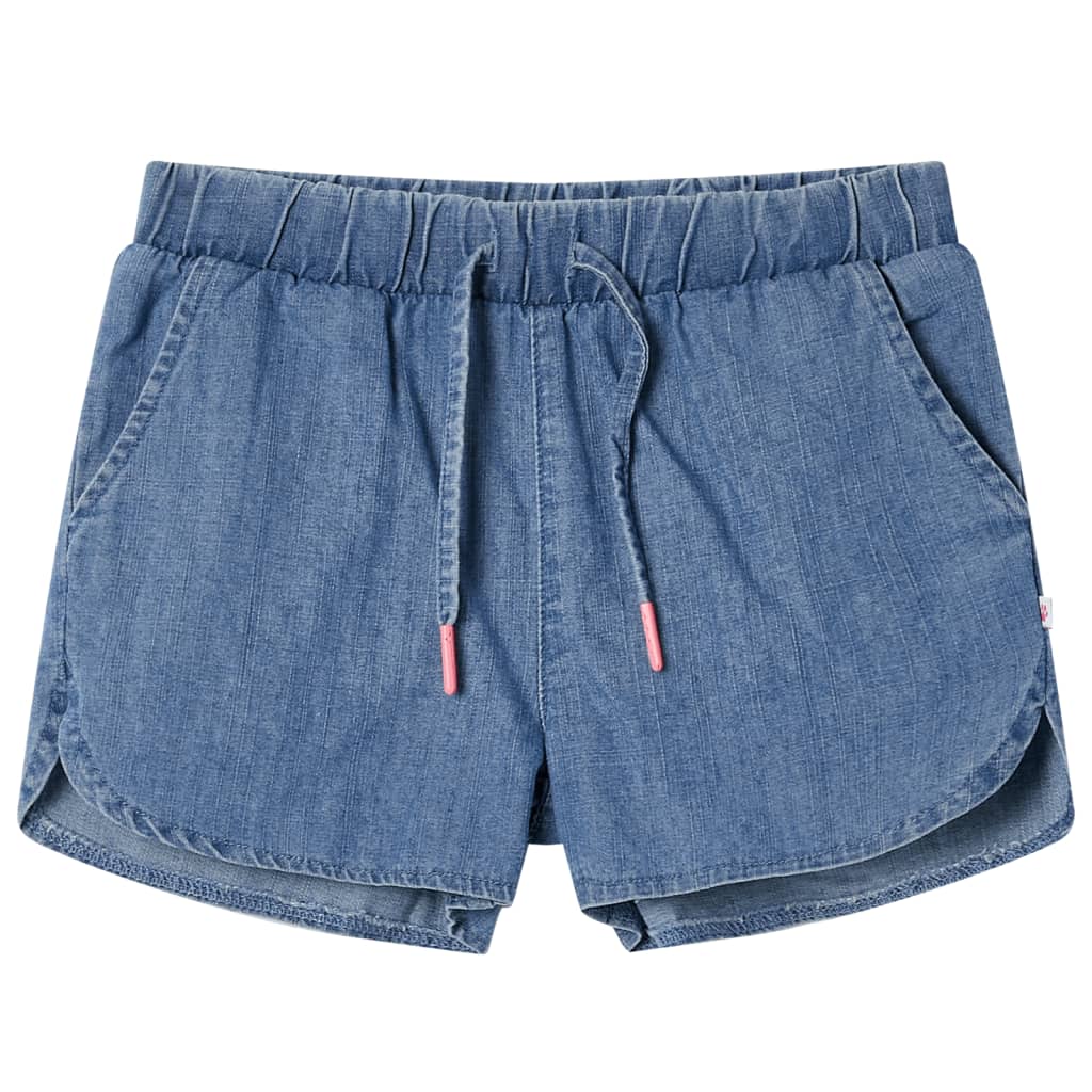 Short pour enfant taille 92 bleu denim - bleu, 92 (1 5-2 ans) - number 1.