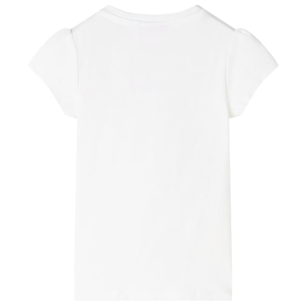 T-shirt pour enfant taille 92 écru - naturel, 92 (1 5-2 ans) - number 2.